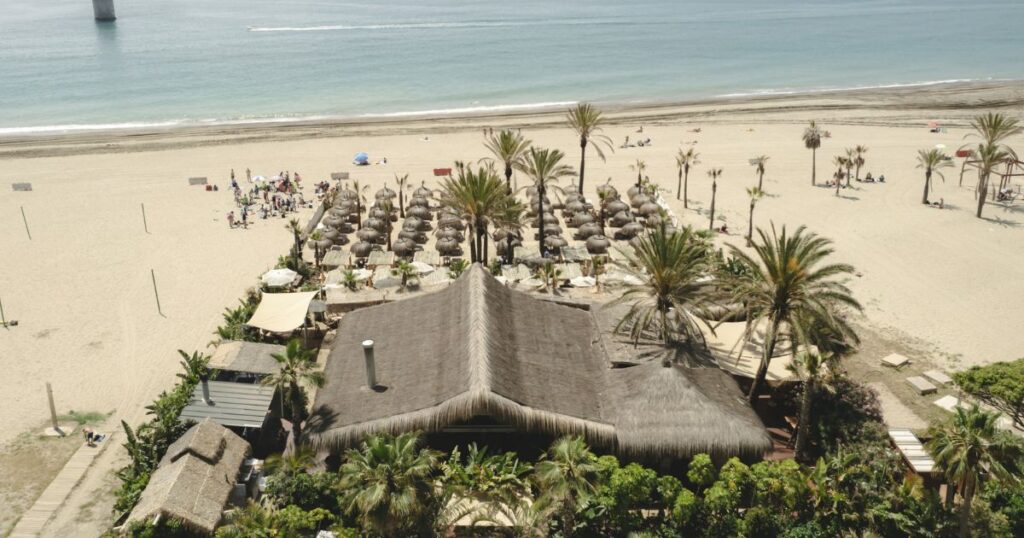 Marbella Beach Club Dron View