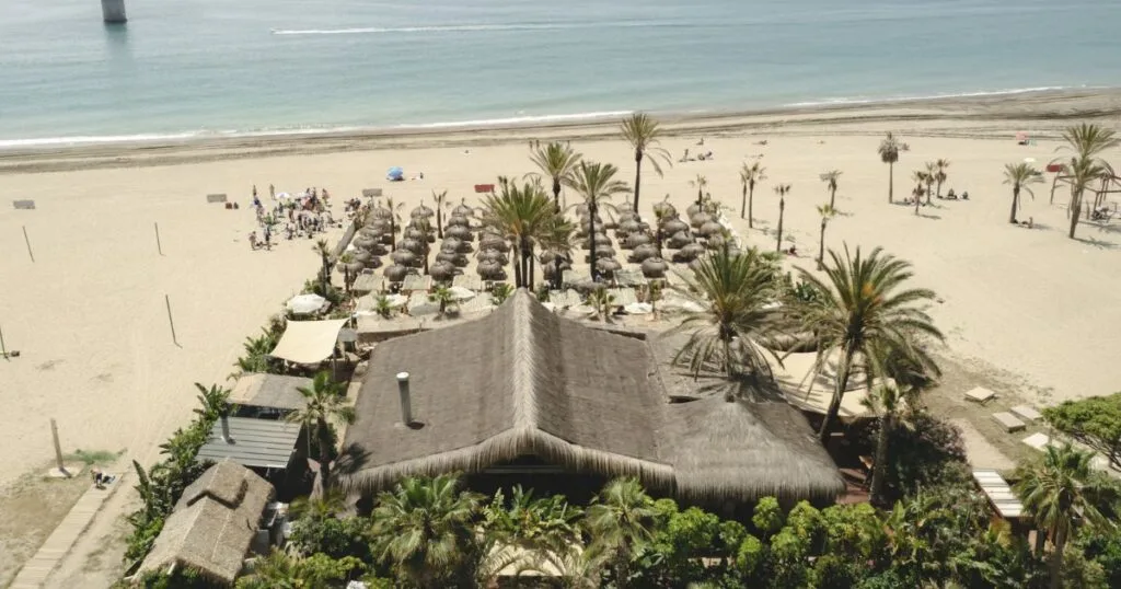 Marbella Beach Club Dron View