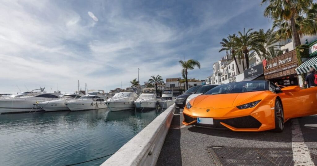 Lamborghini in Puerto Banus Marbella