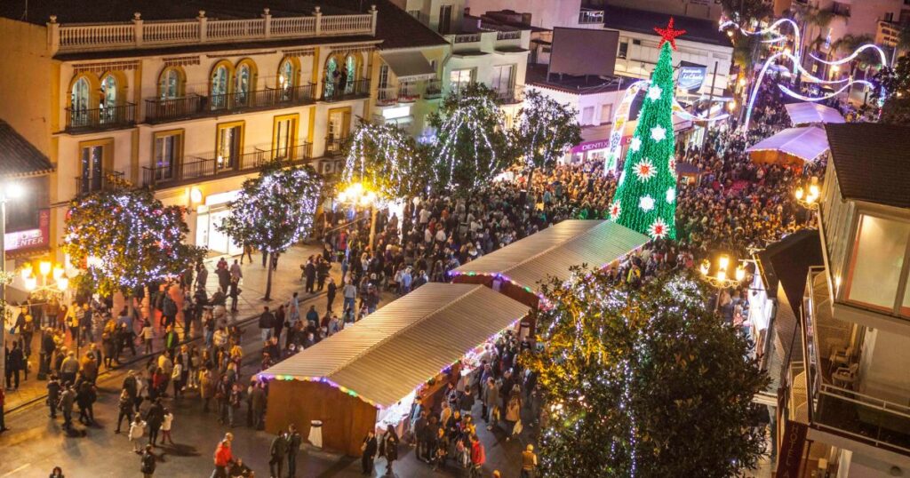 Christmas market in Marbella