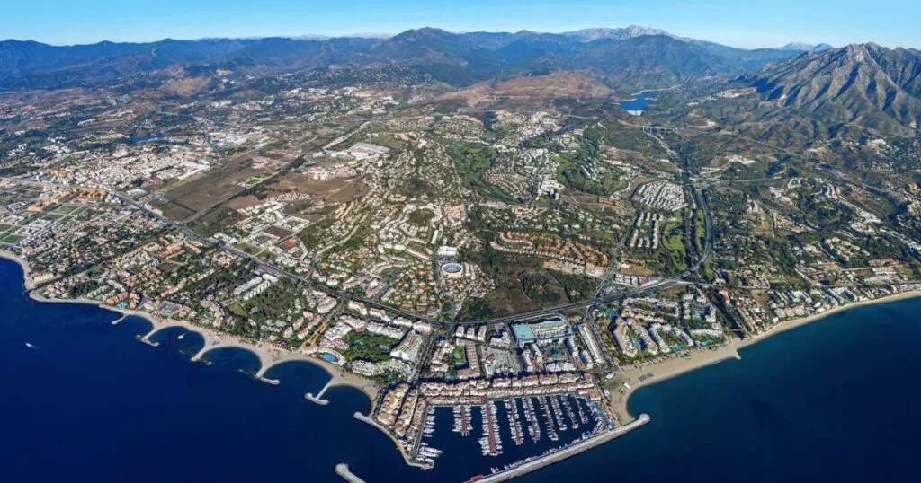 Marbella dron view