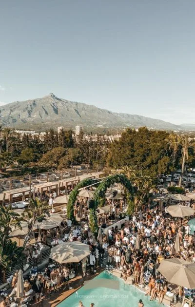 Naô Pool Club´s dron view