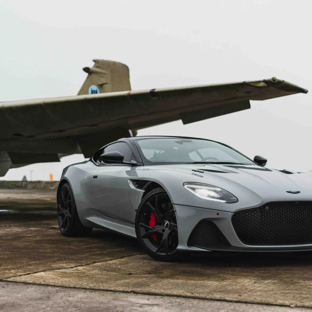 luxury car and private jet