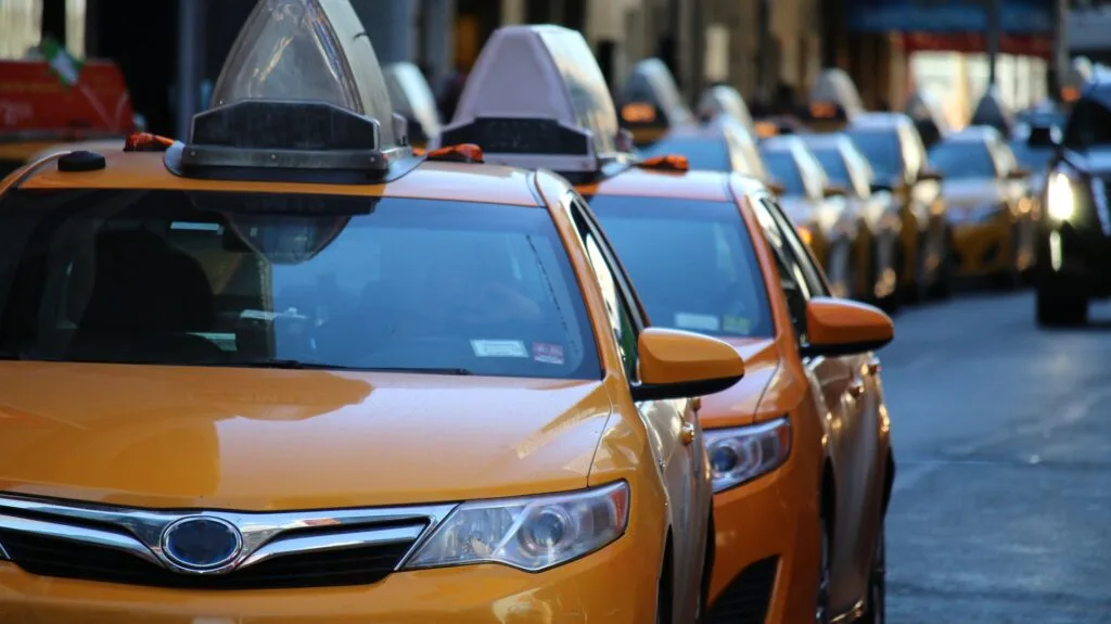 yellow taxis