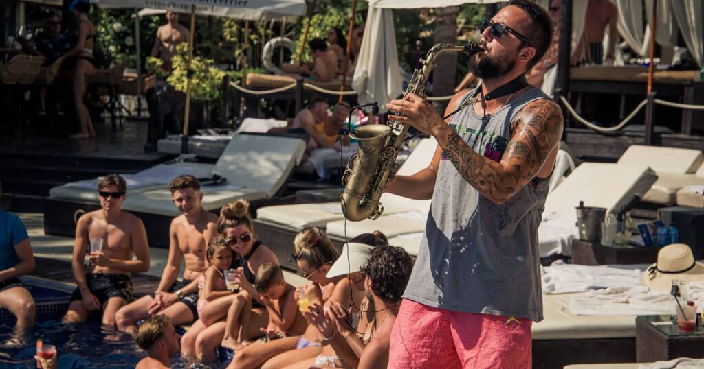 Very Best DJ Sets and Live Saxophonists at La Sala By the Sea Beach Club