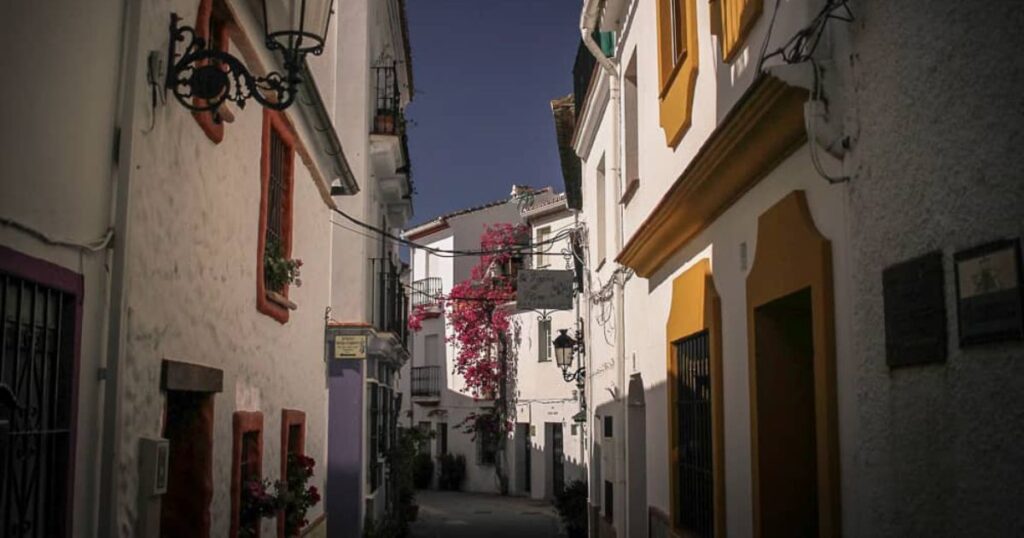 Ojén street, Málaga, Andalucía