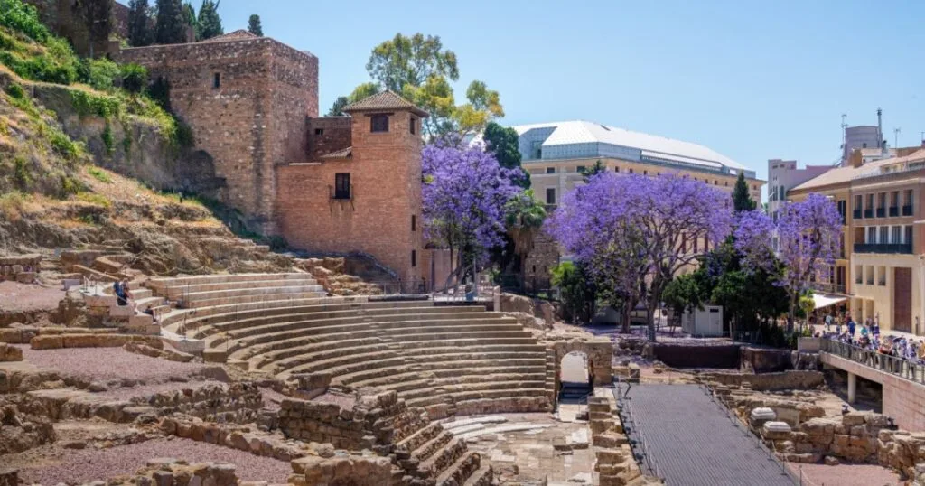 Roman theatre in Málaga during a Marbella to Málaga day trip
