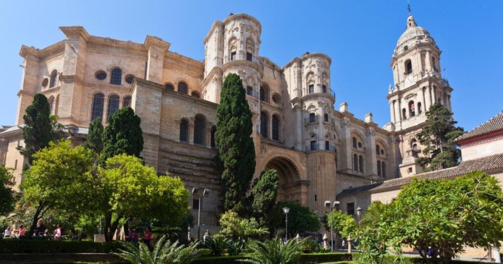 Málaga Catedral in Málaga during a Marbella to Málaga day trip